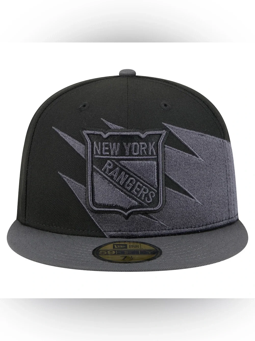 New York Rangers New Era Black Spikes 59FIFTY Fitted